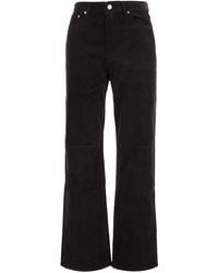 DUNST - Essential Straight Corduroy Jeans With High Waist And Cotton Fab - Lyst