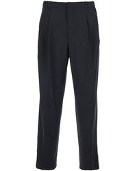 Calvin Klein - 'Travel' Pants With Wide Leg And Belt Loops - Lyst
