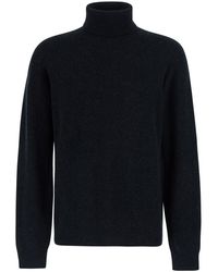 Roberto Collina - Turtleneck Sweater With High Collar And Long Sle - Lyst