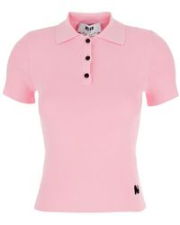 MSGM - Dress/Sweater With Long Sleeves And Round Neck - Lyst