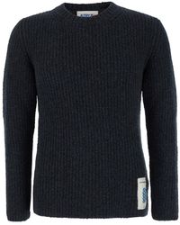 Autry - Maglione Girocollo Con Patch Logo - Lyst