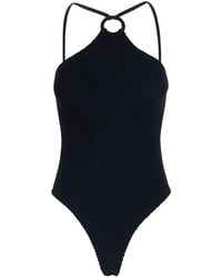 Hunza G - Swimsuit Jasmine V-Neck - Lyst