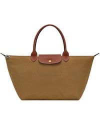 Longchamp - 'Le Pliage Original' Shoulder Bag With Embossed Logo O - Lyst