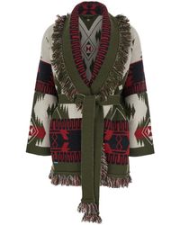 Alanui - Cardigan Con Scollo A V E Dettagli Sfrangiati - Lyst