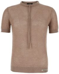 Fendi - Open Knit Work Sweater - Lyst