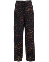 Momoní - Aoki Bis Pant Is An Elegant Pant Made Of Silk And Elasta - Lyst