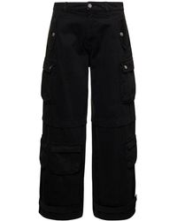 ICON DENIM - 'Rosalia' Low Waisted Cargo Jeans With Patch Pockets - Lyst