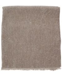 Brunello Cucinelli - Scarf Wool And Cashmere Blend Scarfs - Lyst