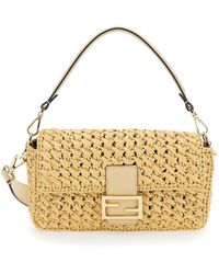 Fendi - Borsa A Spalla 'Baguette' Con Tracolla Regolabile E Removibile E - Lyst