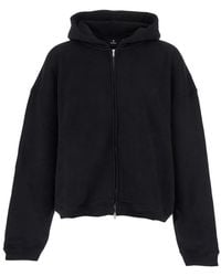 Represent - Sweatshirt With Logo Embroidery On The Hood And Dropped Shoulders - Lyst