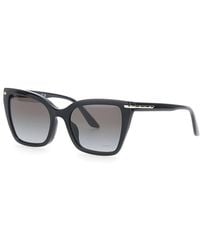 Emporio Armani - Sunglasses With Square Lenses And Logo Lettering - Lyst