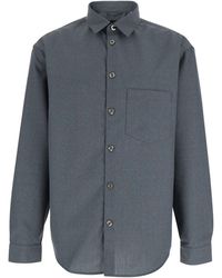 Le Plain - Shirt With Classic Collar - Lyst