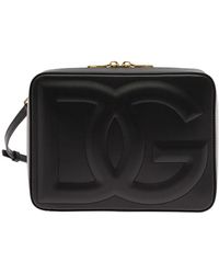 Dolce & Gabbana - Crossbody Bag With Quilted Dg Logo - Lyst