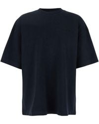 Juun.J - T-Shirt With Logo Embroidered On The Front And Print On Th - Lyst