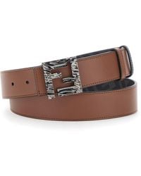 Fendi - Cintura Reversibile Con Chiusura Con Fibbia Ff - Lyst
