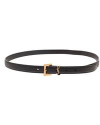 Saint Laurent - Belt With Cassandre - Lyst