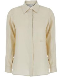 Max Mara - Long-Sleeved Shirt With Classic Collar - Lyst