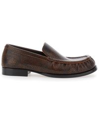 Dries Van Noten - Loafers With Calf Details For - Lyst