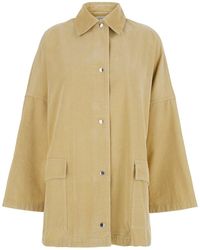 TOTEME - Jacket With Classic Collar And Two Front Patch Flap Pocke - Lyst
