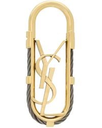 Saint Laurent - Colored Keychain With Ysl Logo Design - Lyst