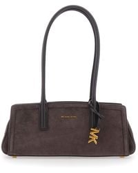 MICHAEL Michael Kors - Shoulder Bag Laila With Leather Details And Logo - Lyst