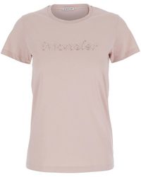 Moncler - Logo Crew Neck T-Shirt - Lyst