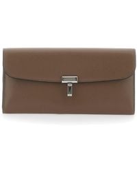 TOTEME - Wallet With T-Lock Closure - Lyst