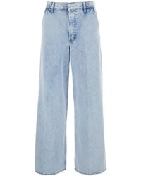FRAME - Jeans A Cinque Tasche Con Gamba Ampia - Lyst