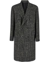 Tagliatore - Cappotto Doppiopetto Con Revers A Punta - Lyst