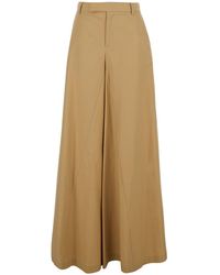 FEDERICA TOSI - Pants With Wide-Leg And High-Waiste - Lyst