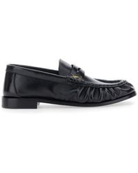 Saint Laurent - 'Le Loafer' Loafers With Low Heel And Cassandre Pl - Lyst