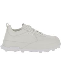 Jil Sander - Orb Low Top Sneakers With Cleated Sole - Lyst