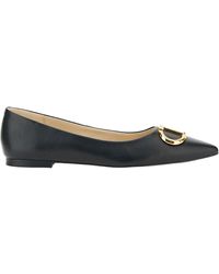 Twin Set - Ballet Flats With Oval T Logo - Lyst