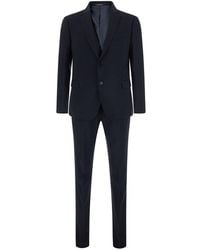 Emporio Armani - Monopetto Slim Single-Breasted Jacket And Super Slim Trousers Suit For - Lyst