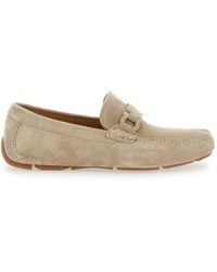 Ferragamo - Mocassini Con Placca Ganicini Sul Fronte - Lyst