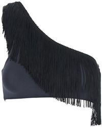 Forte Forte - One-Shoulder Top With Fringe Embellishments - Lyst