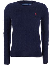 Polo Ralph Lauren - Maglione 'Julianna' Con Scollo Rotondo E Ricamo Cava - Lyst