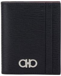 Ferragamo - Card-Holder With Gancini Detail - Lyst