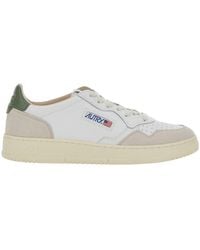 Autry - 'Medalist Low' And Sneakers With Contrast Heel - Lyst