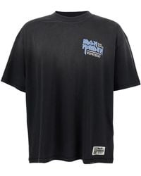 Represent - T-Shirt Girocollo Con Logo Su Fronte E Retro - Lyst