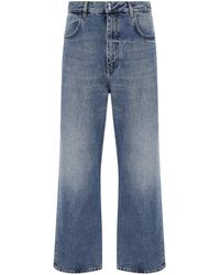 Givenchy - Jeans Dritti Con Placca Logo - Lyst