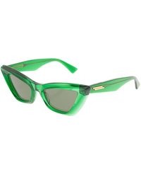 Bottega Veneta - 'Bv1101S' Cat-Eye Sunglasses With Golden Detail I - Lyst