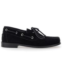 Aeyde - Boat Shoes With Side Laces - Lyst