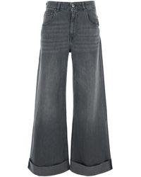 AG Jeans - Jeans Con Passanti Per Cintura E Patch Logo Sul Retro - Lyst