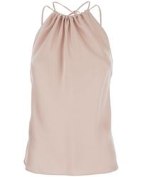 Pinko - Sleeveless Top Carrot - Lyst