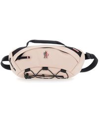 Moncler - Belt Bag With Logo Plaque On The Front And Adjustalble Buckle Belt - Lyst