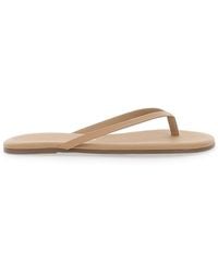 TKEES - 'Foundations' Sandals With Thong Design And Logo Embossed - Lyst