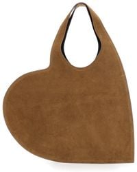 Coperni - 'Double Heart' Shoulder Bag With Cut-Out Handle And Hear - Lyst