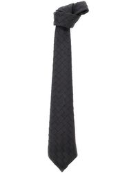 Bottega Veneta - Tie With Intreccio Motif - Lyst