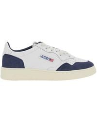Autry - 'Medalist' Low Top Sneaker With Logo Patch On Side And Tong - Lyst